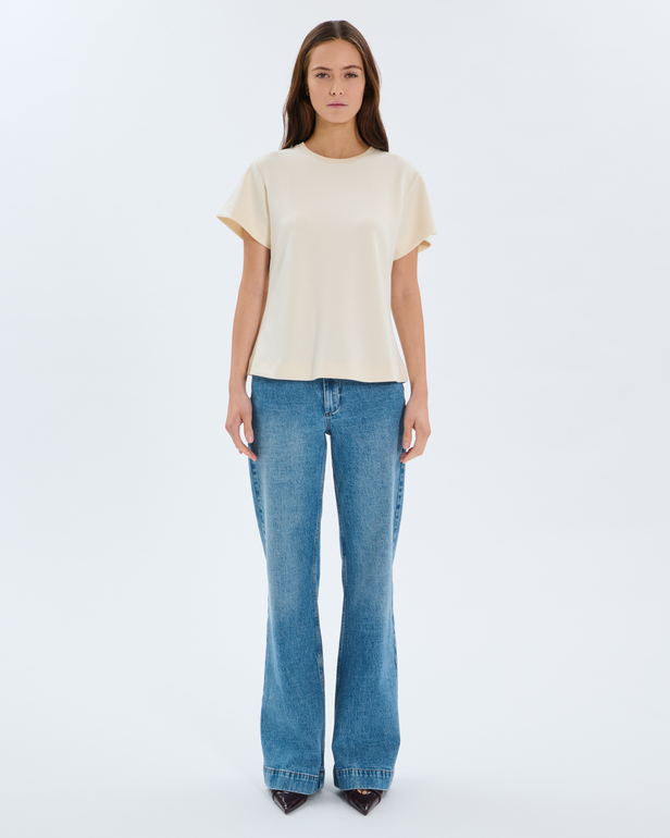 Top Tanouk Top en viscose &eacute;cru ZAPA