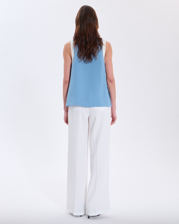 Top True Top bleu denim ZAPA