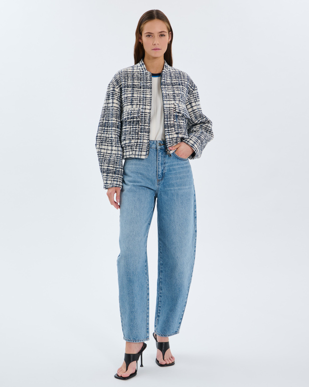 Veste Vilana Veste en coton effet tweed nocturne ZAPA