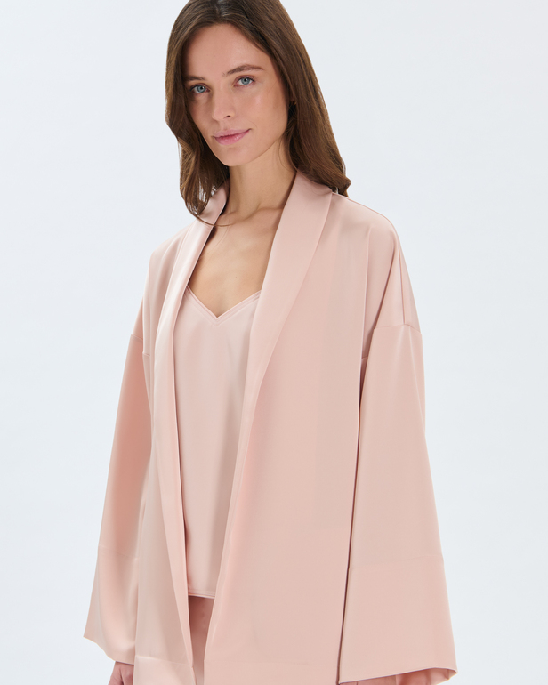 Veste Vao Veste kimono rose ZAPA
