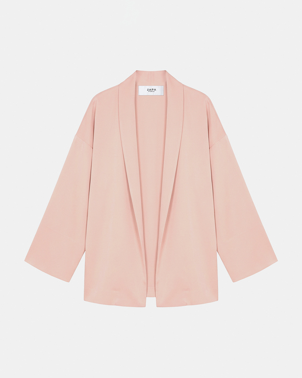 Veste Vao Veste kimono rose ZAPA