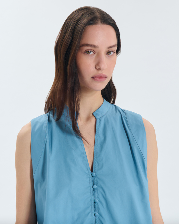 Top Taliana Top sans manches en coton ZAPA