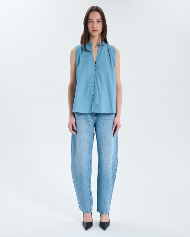 Top Taliana Top sans manches en coton ZAPA