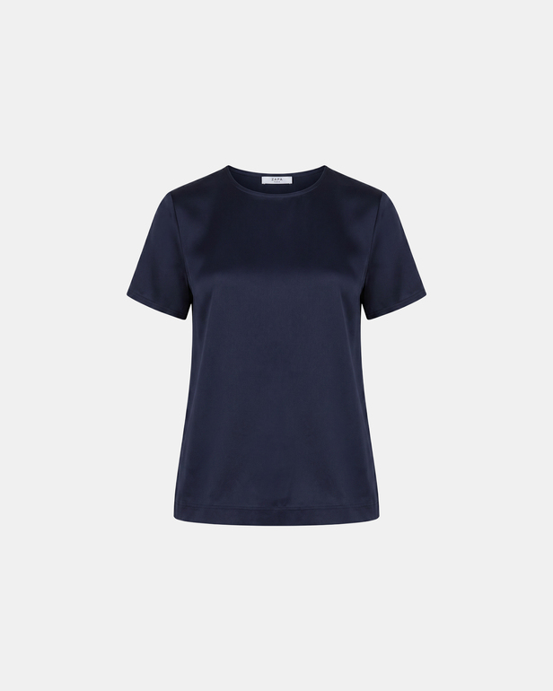Top Touma Top en viscose satin&eacute; nocturne ZAPA