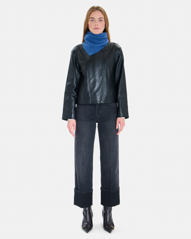 Echarpe Elly Echarpe en laine indigo ZAPA