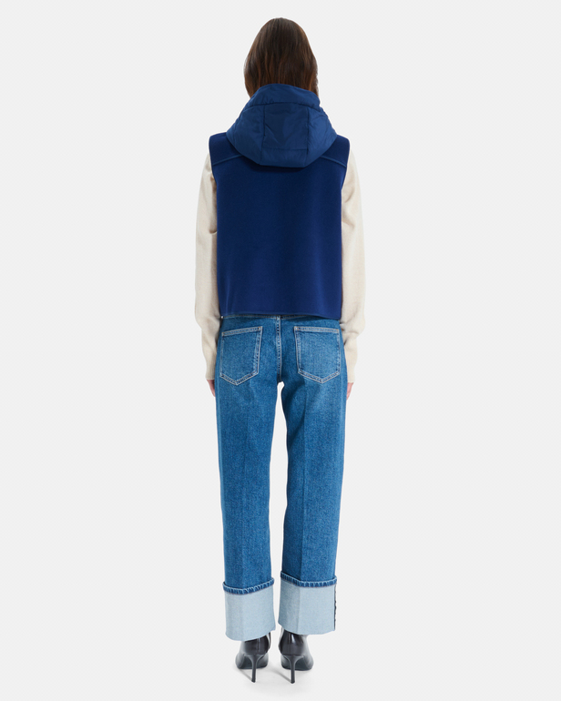 Gilet Grinny Gilet sans manches bleu roi en laine ZAPA