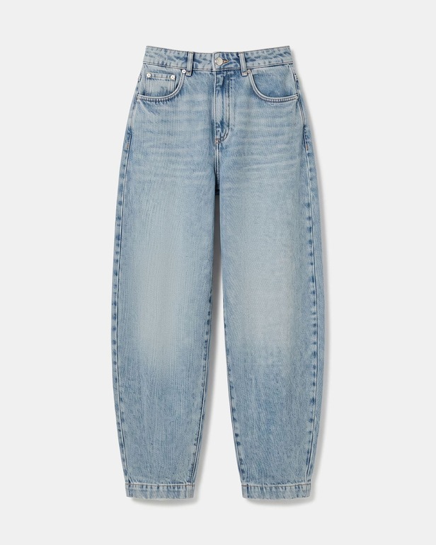 Jean Pia Jean barrel en coton vintage blue ZAPA