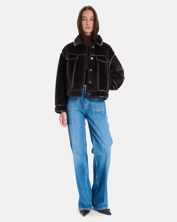 Jean Pocket Jean droit en coton ZAPA