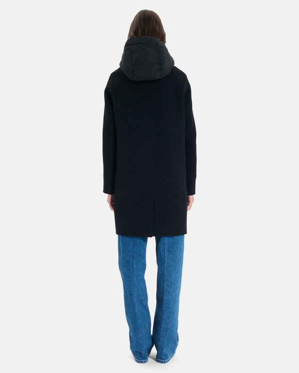 Manteau Mayra Manteau long en laine &agrave; capuche amovible ZAPA