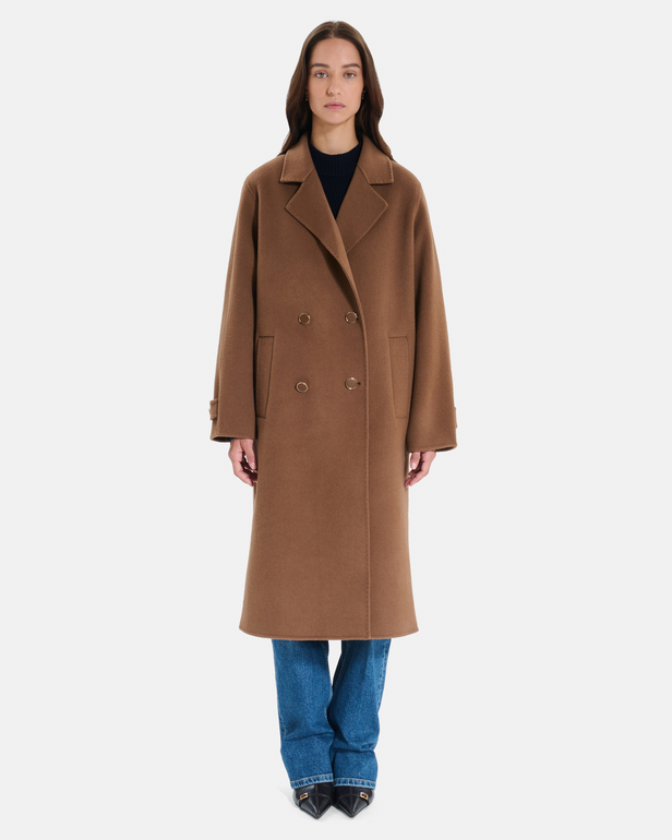 Manteau Milo Manteau long en laine cannelle ZAPA