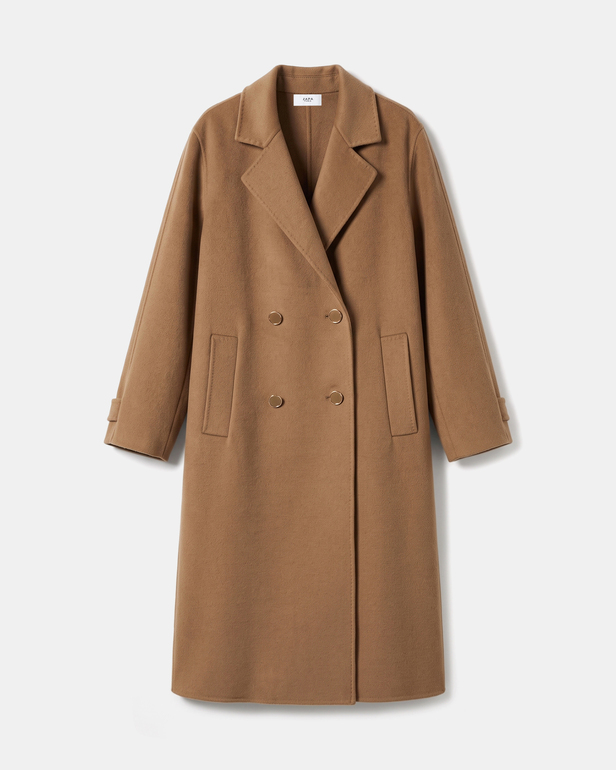 Manteau Milo Manteau long en laine cannelle ZAPA