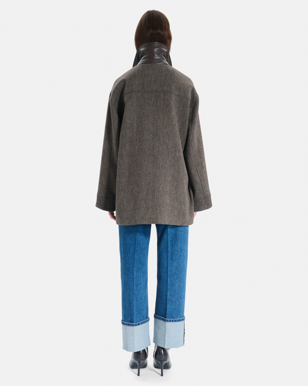 Manteau Marilou Manteau en laine noisette ZAPA