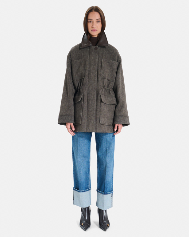 Manteau Marilou Manteau en laine noisette ZAPA