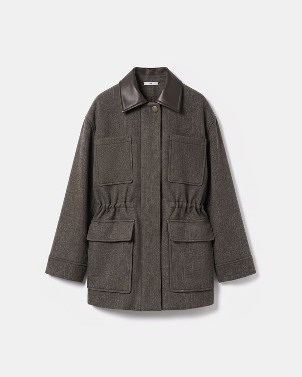 Manteau Marilou Manteau en laine noisette ZAPA