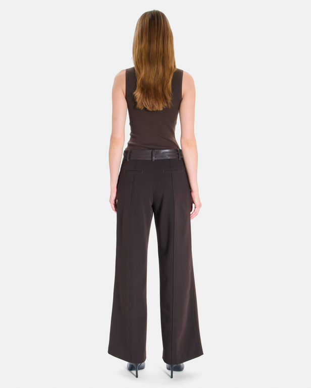 Pantalon Panache Pantalon large chocolat ZAPA