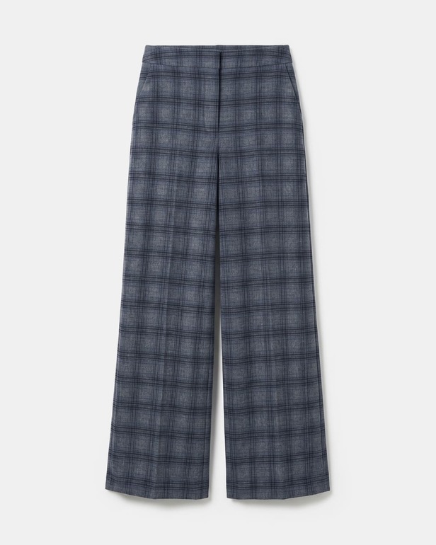Pantalon Paulette Pantalon large gris chine ZAPA
