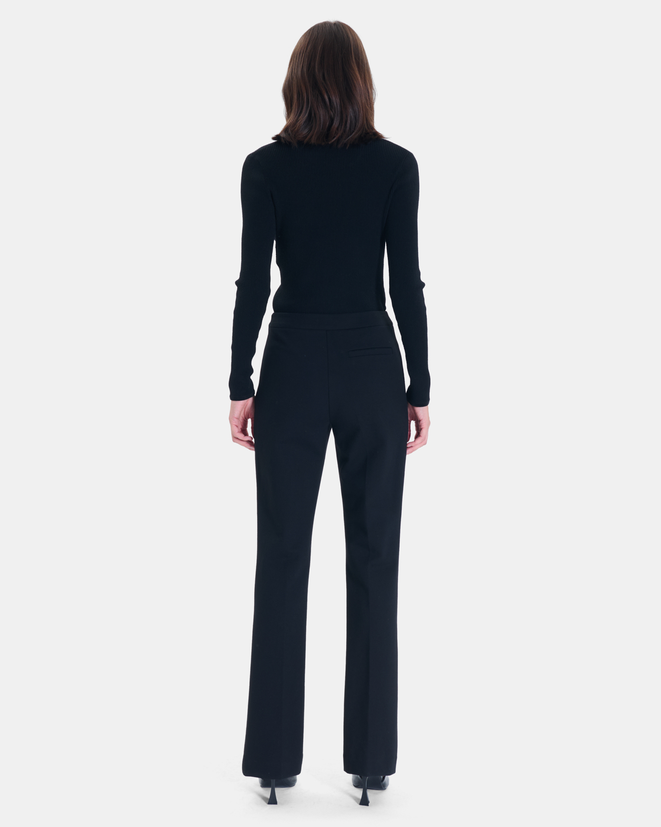 Pantalon Philippe Pantalon noir en coton ZAPA