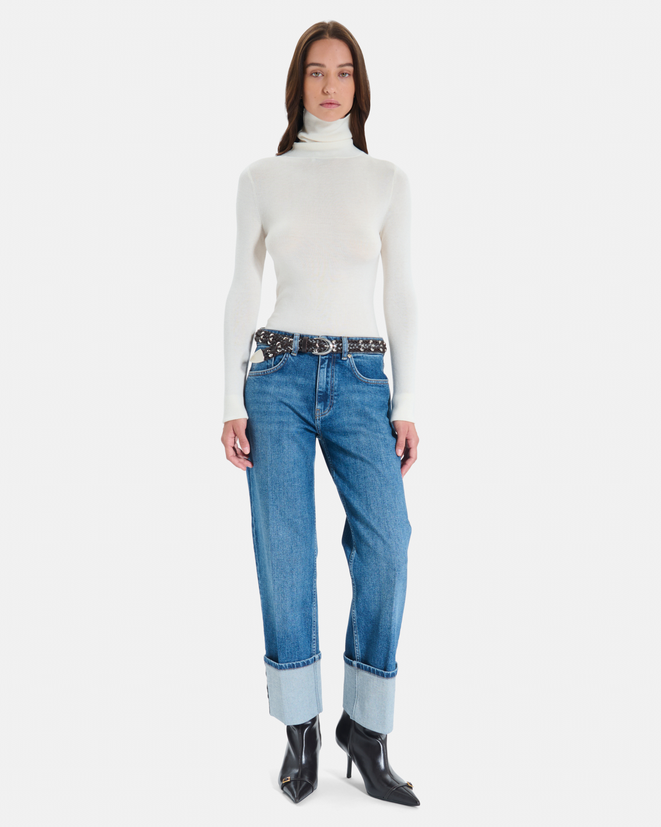 Pull Nord Pull en maille c&ocirc;tel&eacute;e cr&egrave;me ZAPA