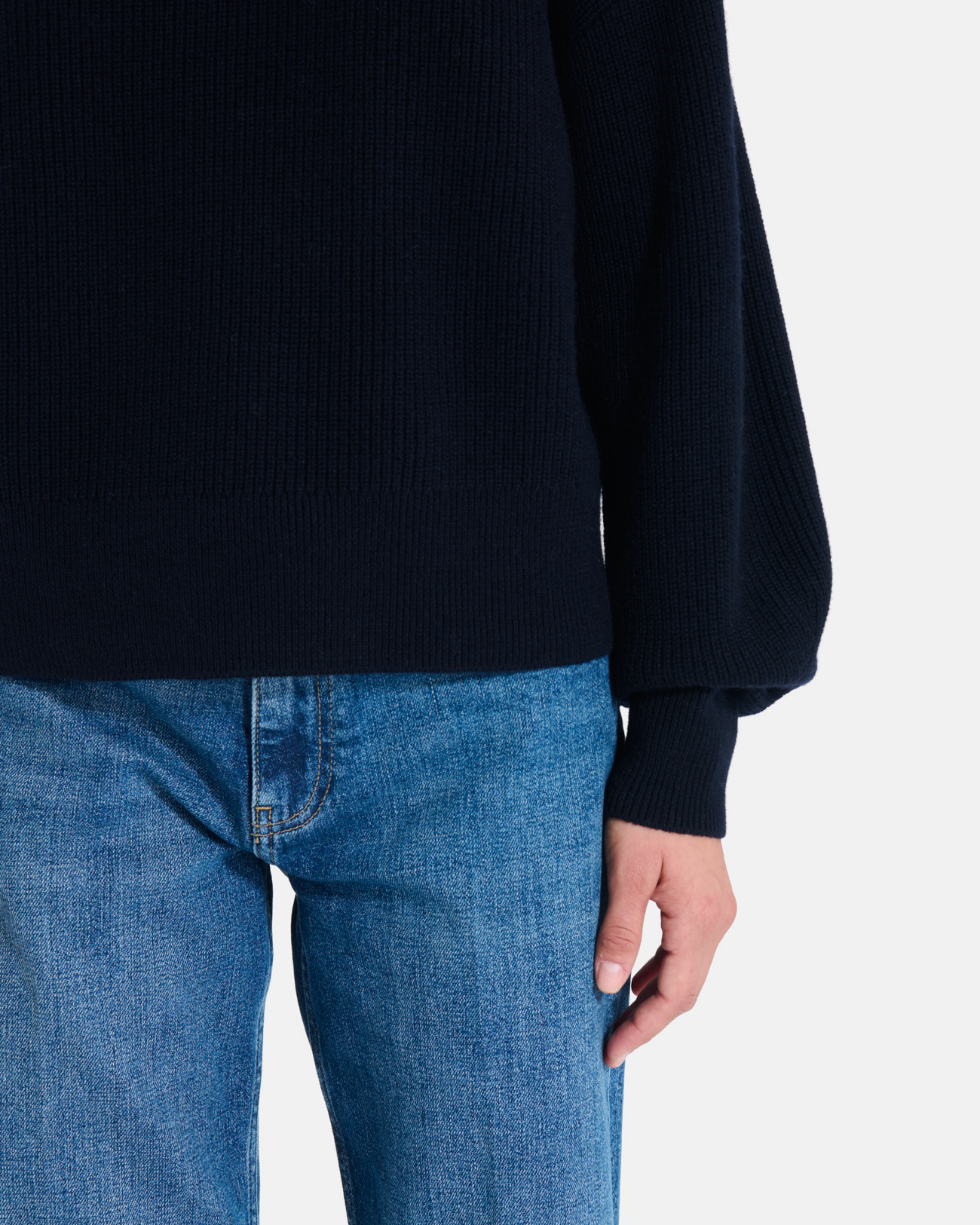 Pull Neila Pull en laine m&eacute;rinos nocturne ZAPA