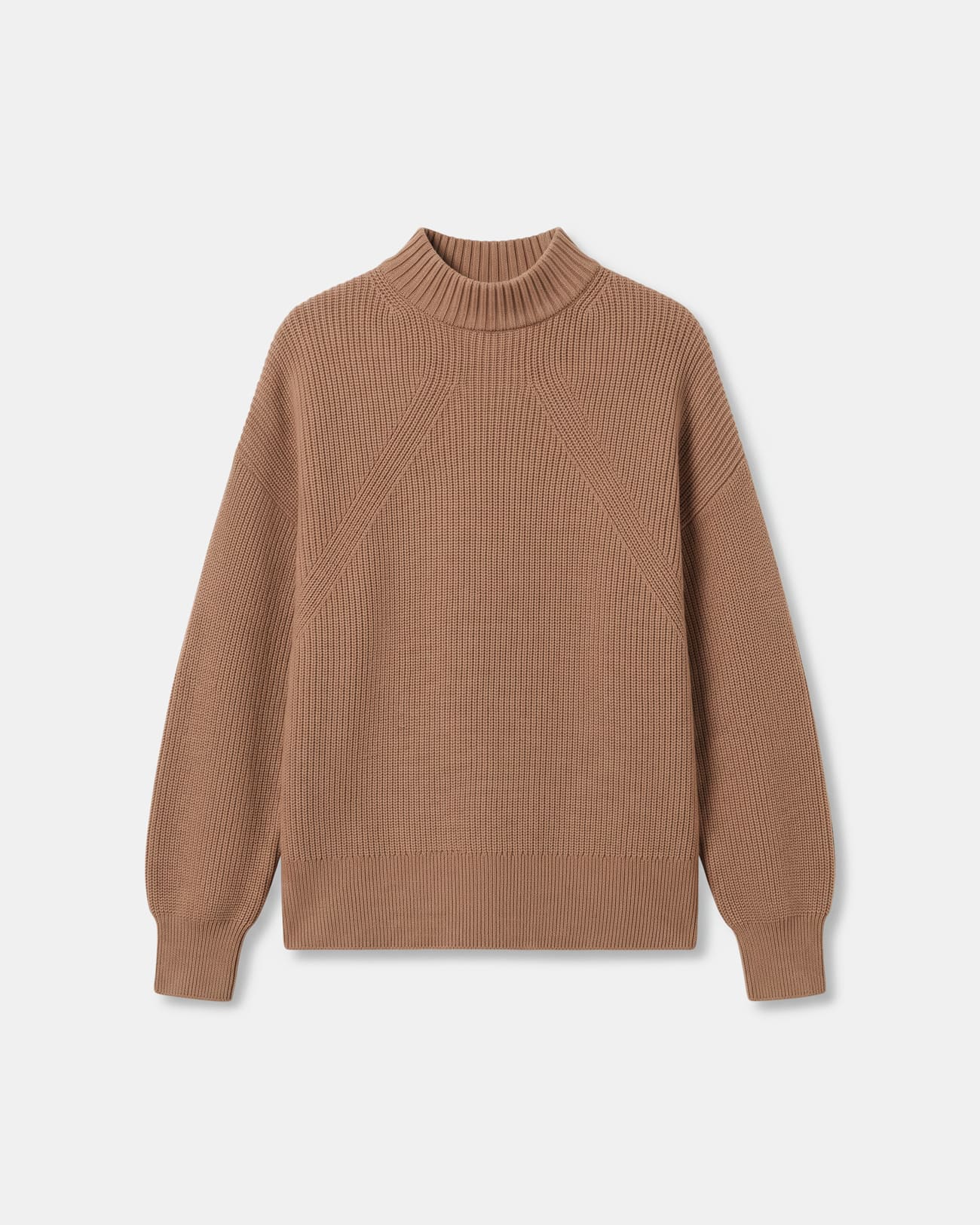Pull Neila Pull en laine m&eacute;rinos cannelle ZAPA