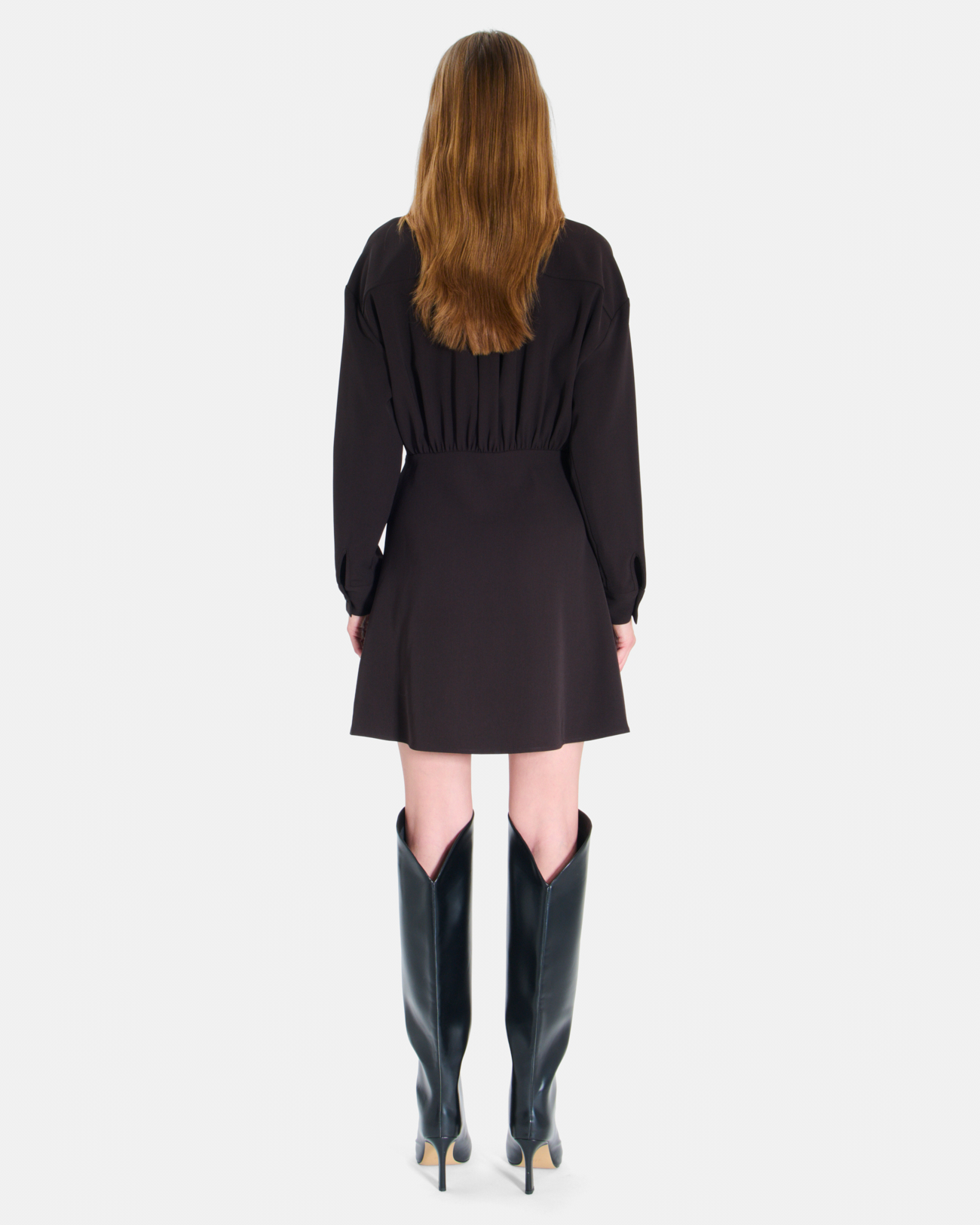 Robe Ralice Robe chemise chocolat ZAPA