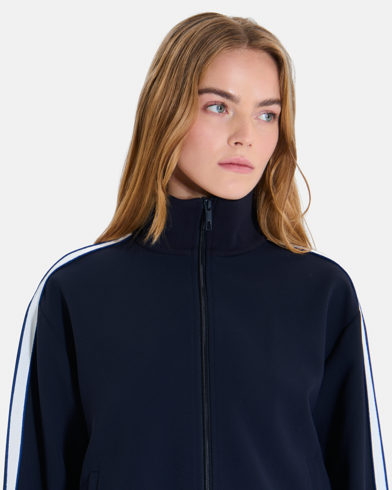 Veste Bercilli Blouson zipp&eacute; noturne &agrave; col montant ZAPA