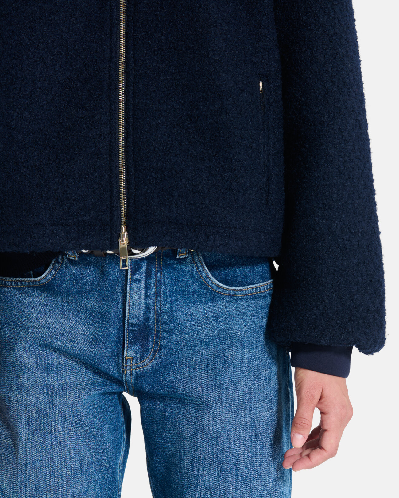 Veste Bella Blouson court nocturne zip&eacute; ZAPA