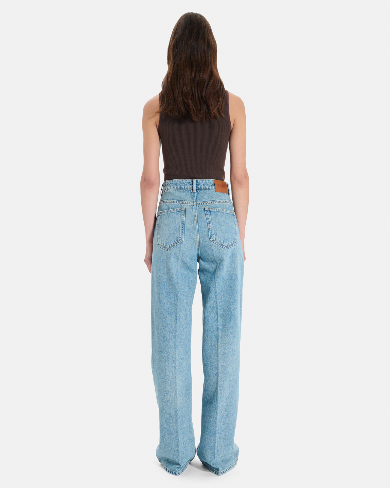Jean Pamover Jean droit en coton vintage blue ZAPA