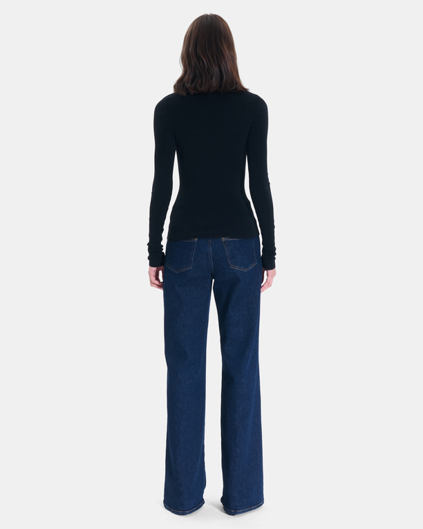 Pull Nord Pull en maille côtelée noir ZAPA