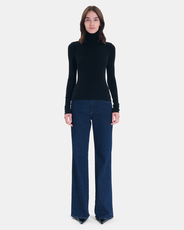 Pull Nord Pull en maille côtelée noir ZAPA