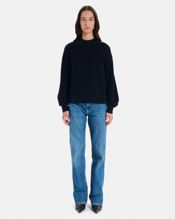 Pull Neila Pull en laine mérinos nocturne ZAPA