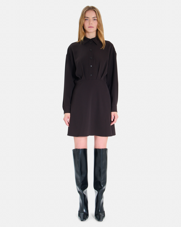 Robe Ralice Robe chemise chocolat ZAPA