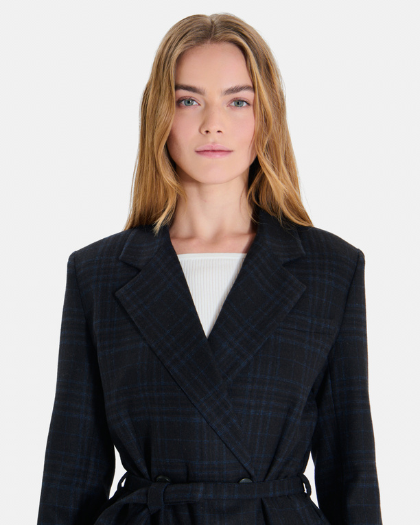 Veste Valy Veste blazer en laine ceinturée ZAPA
