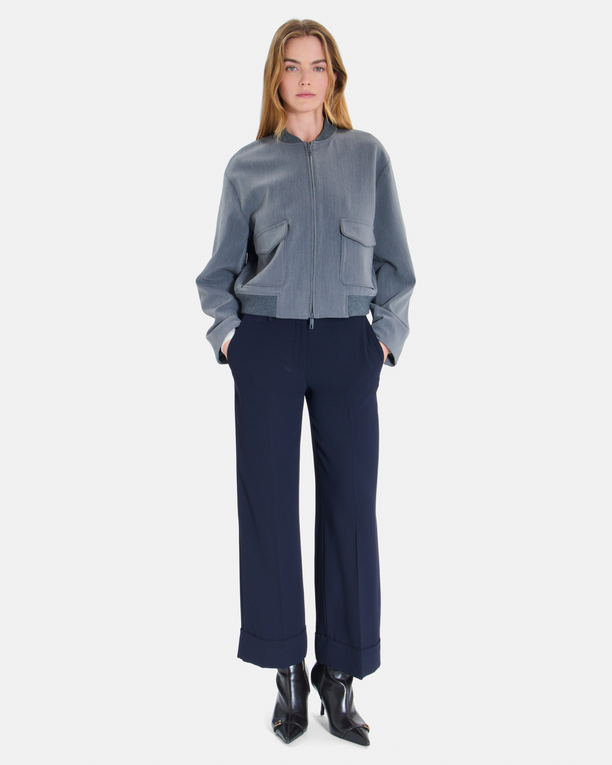 Veste Vila Veste courte bomber gris chiné ZAPA
