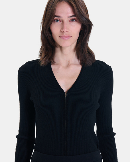 Pantalon philippe pantalon noir en coton zapa