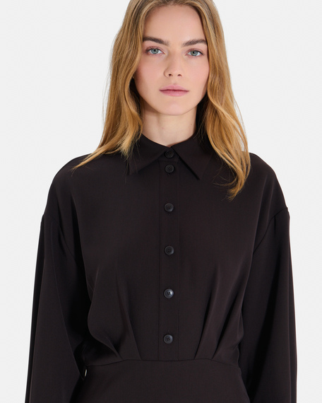 Robe ralice robe chemise chocolat zapa