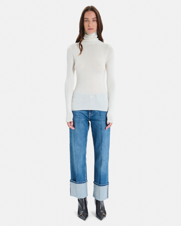 Pull Nord Pull en maille côtelée crème ZAPA