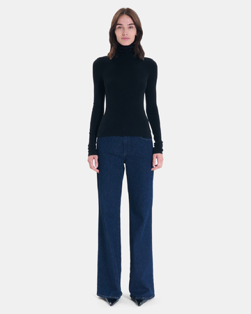 Pull Nord Pull en maille côtelée noir ZAPA