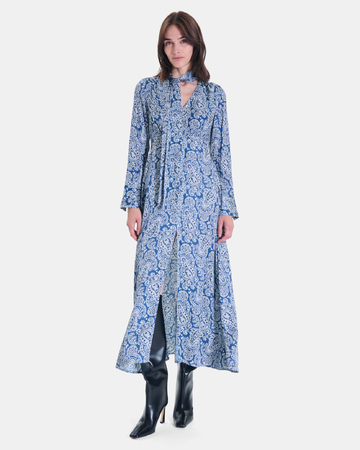 Robe Remila Robe longue fluide imprimé cachemire ZAPA