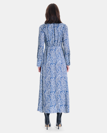 Robe Remila Robe longue fluide imprimé cachemire ZAPA