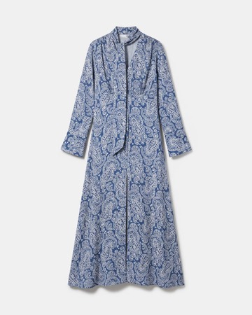 Robe Remila Robe longue fluide imprimé cachemire ZAPA