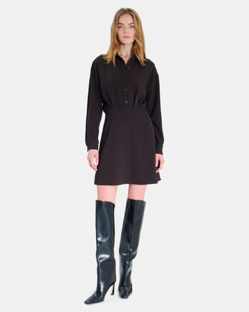 Robe Ralice Robe chemise chocolat ZAPA