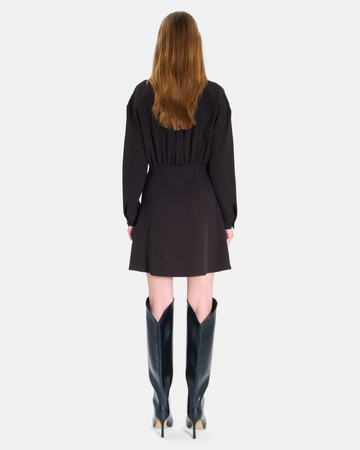 Robe Ralice Robe chemise chocolat ZAPA