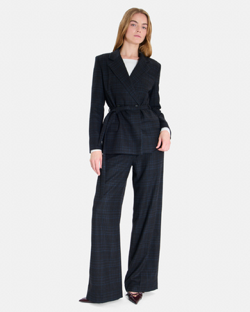 Veste Valy Veste blazer en laine ceinturée ZAPA