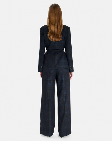 Veste Valy Veste blazer en laine ceinturée ZAPA