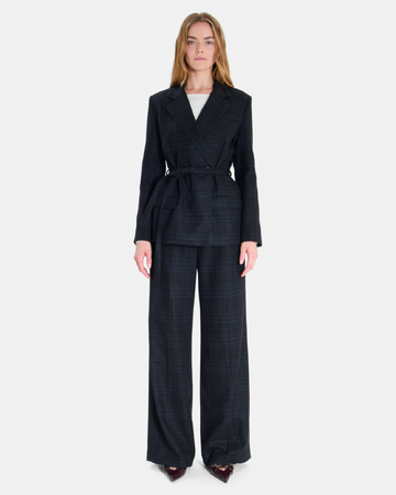 Veste Valy Veste blazer en laine ceinturée ZAPA
