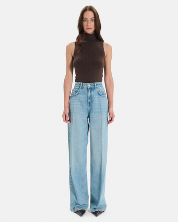 Jean Pamover Jean droit en coton vintage blue ZAPA