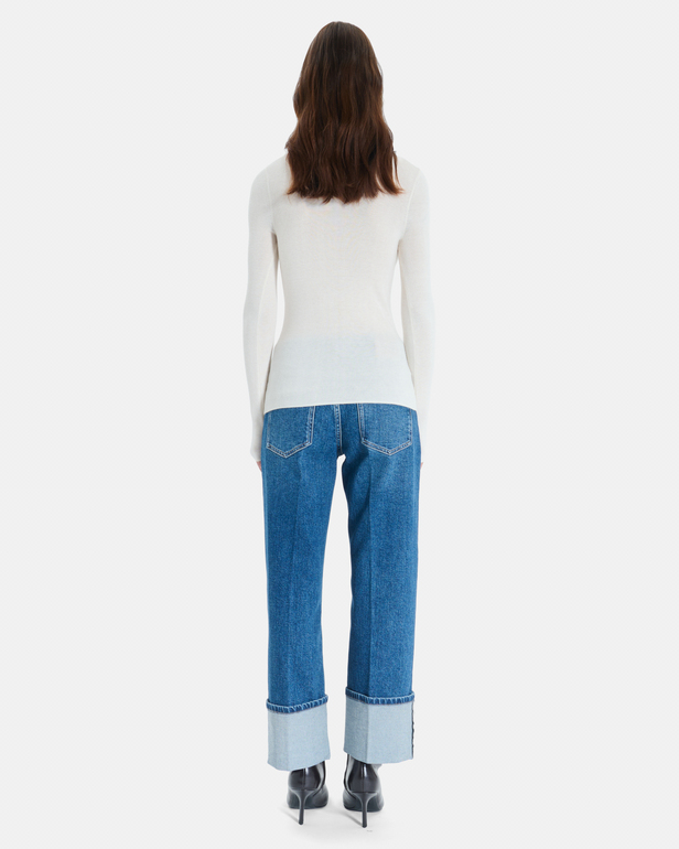 Pull Nord Pull en maille c&ocirc;tel&eacute;e cr&egrave;me ZAPA