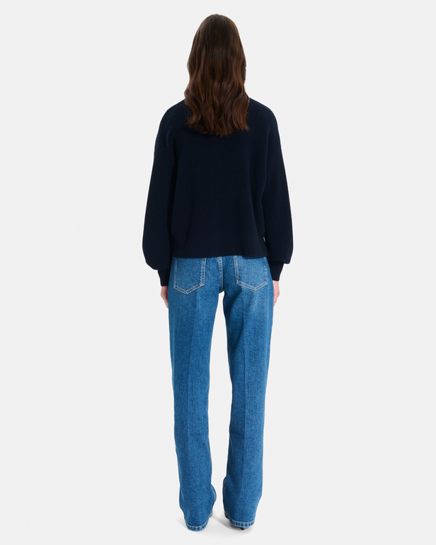 Pull Neila Pull en laine m&eacute;rinos nocturne ZAPA