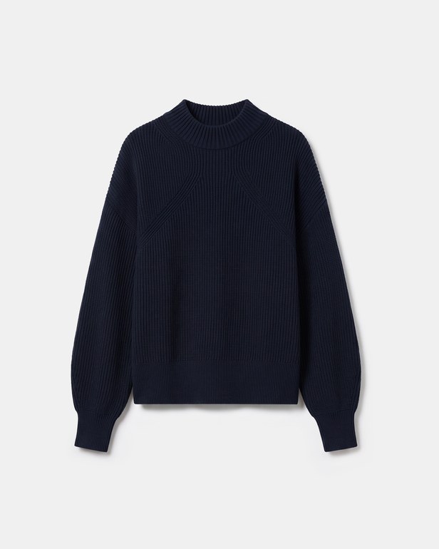 Pull Neila Pull en laine m&eacute;rinos nocturne ZAPA